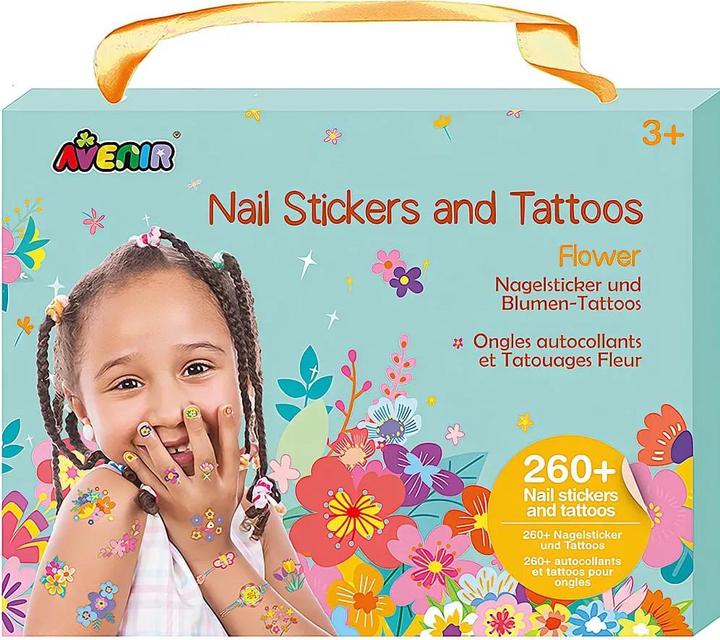 Produktbild Avenir Nagelsticker Tattoos Blumen