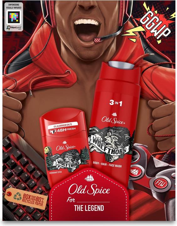 Actual product image Old Spice Set Wolfthorn (Stick, 250 ml)