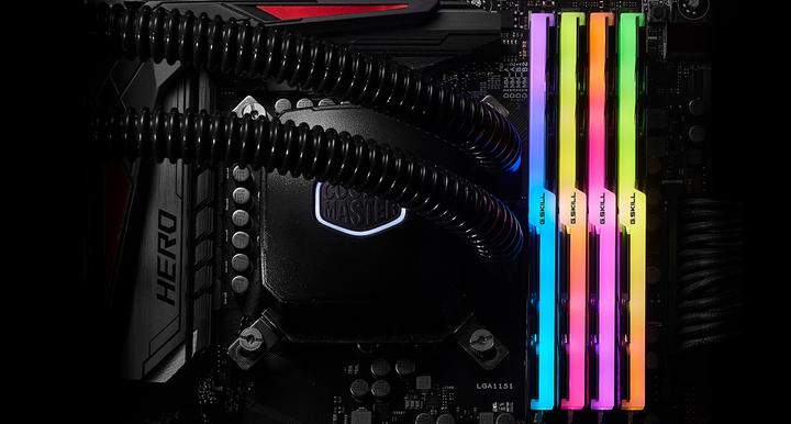 Produktbild G.Skill Trident Z RGB (4 x 16GB, 3200 MHz, DDR4-RAM, DIMM)
