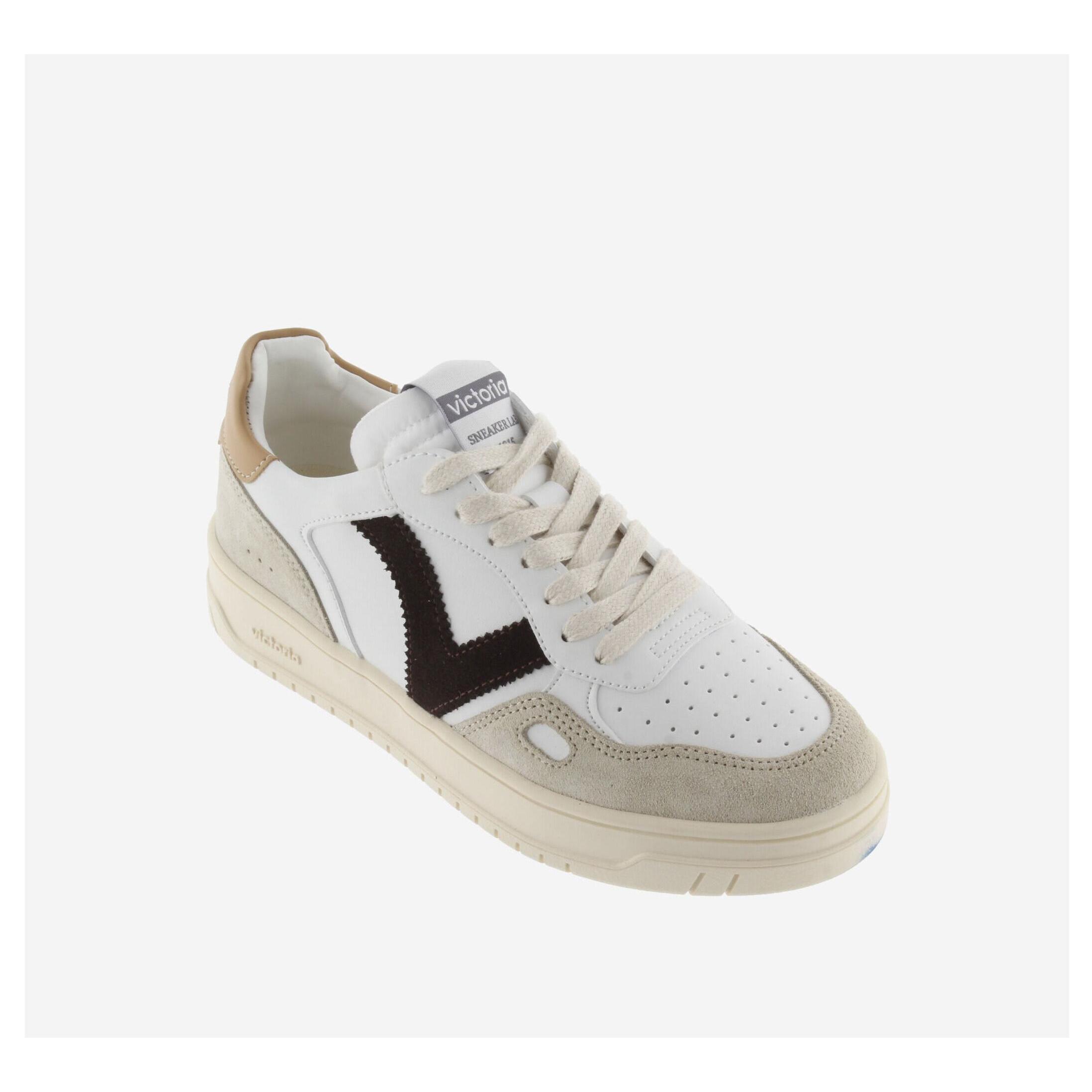 Thumbnail - Victoria, Herren, Sneaker, sneaker in leder- und wildledereffekt seoul, Braun, (37)