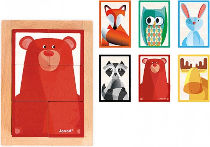 Actual product image Janod wood (6 pieces)