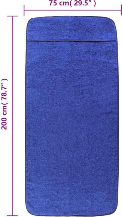 Actual product image vidaXL Strandtuch (200 x 75 cm)