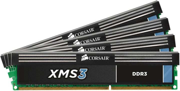 Image du produit Corsair Xms3 (4 x 4GB, 1333 MHz, RAM DDR3, DIMM)