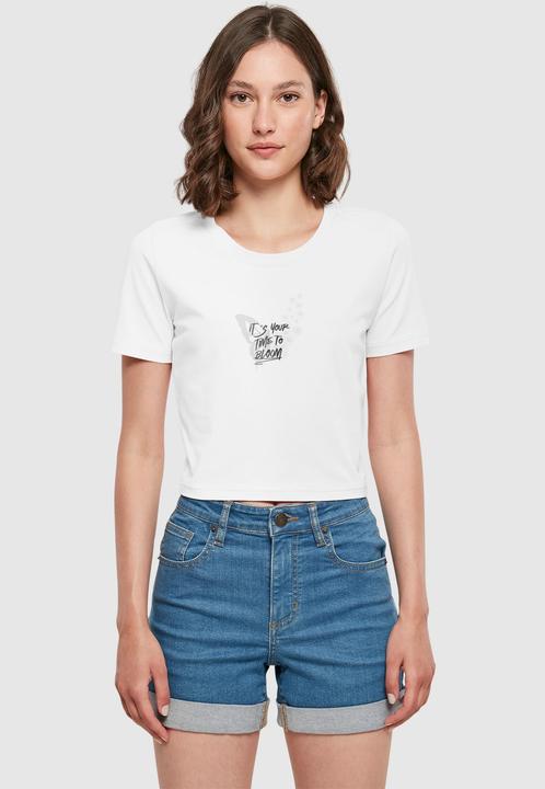 Produktbild Merchcode Ladies It's Your Time To Bloom Cropped Tee - 191035 (M)