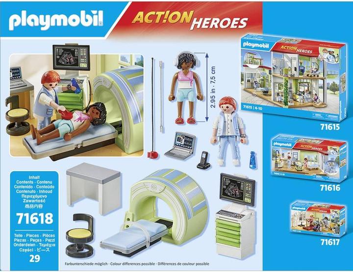 Produktbild Playmobil MRT mit Patient (71618, Playmobil Action Heroes)