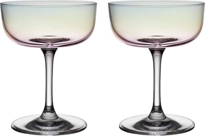 Produktbild Like. by Villeroy & Boch Like Pearl Sekt-/Champagnerschale, Set 2tlg 9x12cm (12 cl, 2 Gläser, Sektgläser)