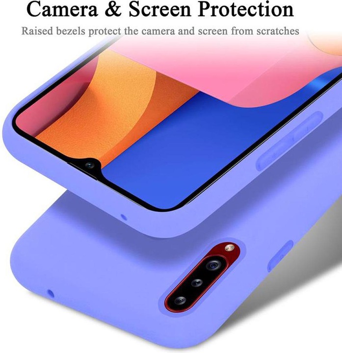 Actual product image Cadorabo TPU Liquid Silicone Case Cover (Samsung Galaxy A20s)