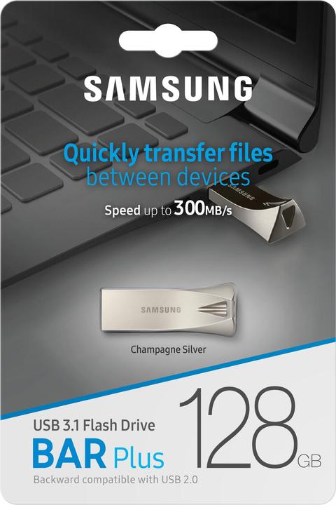 Actual product image Samsung Bar Plus V1 (128 GB, USB-A)