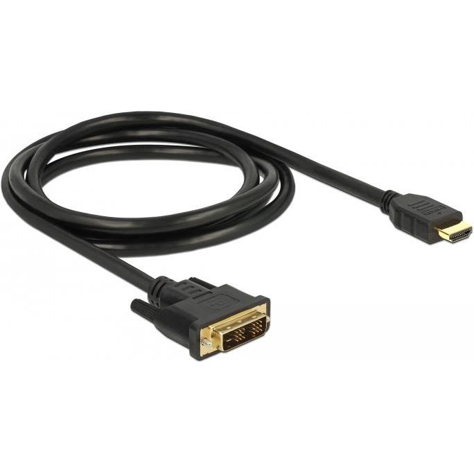 Thumbnail - Delock DVI — HDMI (Typ A) (1.50 m, DVI, HDMI), Video Kabel