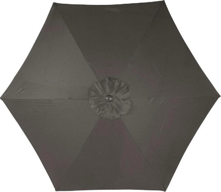 Produktbild VCM Sonnenschirm 2,90m Anthrazit mit Kurbel neigbar wasserabweisend UV Schutz 50+