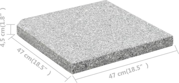 Produktbild vidaXL Sonnenschirm-Gewichtsplatte