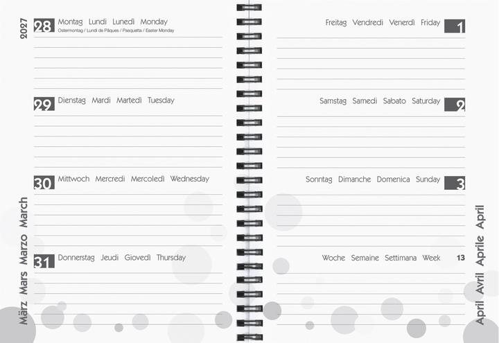 Immagine prodotto Biella Agende scolastiche mydiary Wire-O (12 x 16,5 cm, A5, 1 settimana / 2 pagine)