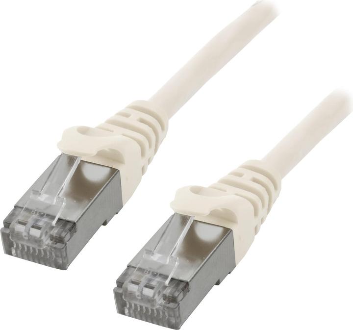 Produktbild MCL FCC6BM-0.5M/W Netzwerkkabel Weiss 0,5 m Cat6 (F/UTP, CAT6, 0.50 m)