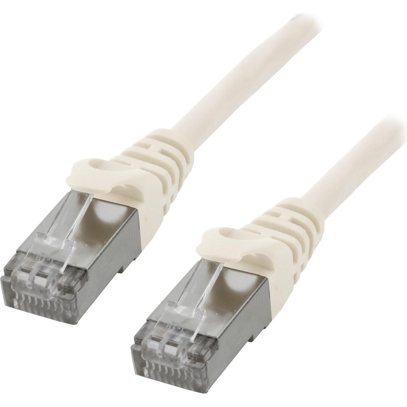 MCL RJ45 CABLE 100PERCENTAGE COPPER CAT 6 F/UTP 0.3M WHITE (F/UTP, CAT6, 0.30 m) (IC5J99A0006F03W)