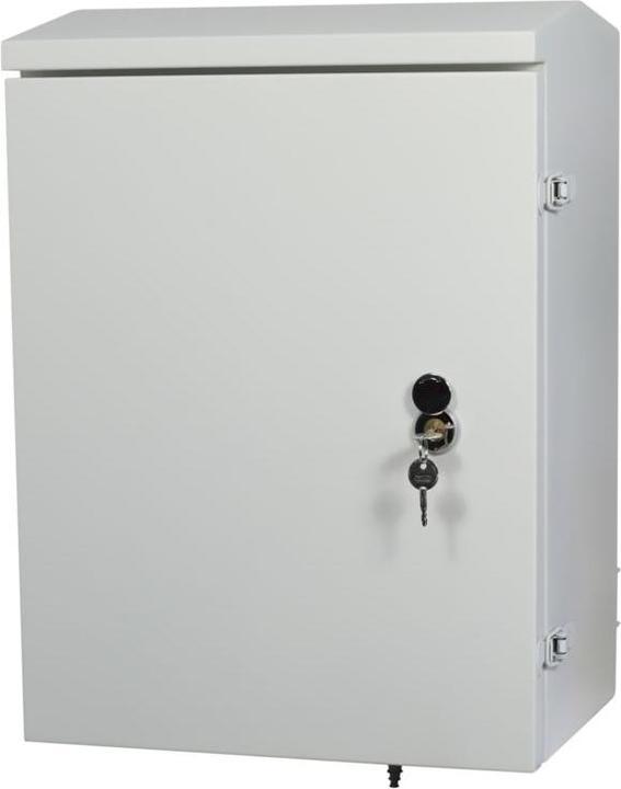 Allnet DIN-RAIL Wandgehäuse/PoE Smart-Managed Switch T220mm, Lichtgrau, IP66, ÜS, ALL-DIN-SGI8012PM