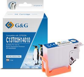 G&G kompatibel Ink mit C13T02H14010, NP-E-0202XLPBK, photo black (FC)