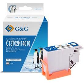 G&G, Cartucce, kompatibel Ink mit C13T02H14010, NP-E-0202XLPBK, photo black (PB)