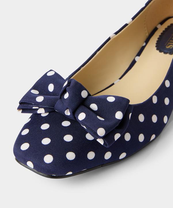 Image du produit Joe Browns Polka Dot Fabric Round Toe Flat Shoes (37)