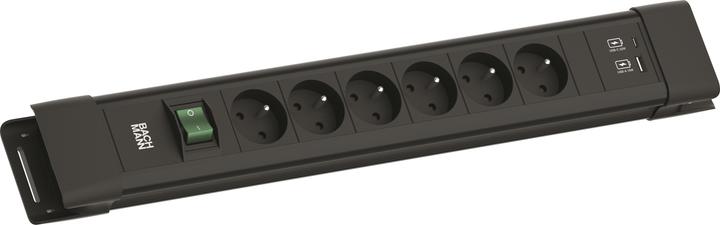 Produktbild Bachmann Steckdosenleiste (6 x, CEE 7/5, CEE 7/3, 2 m)