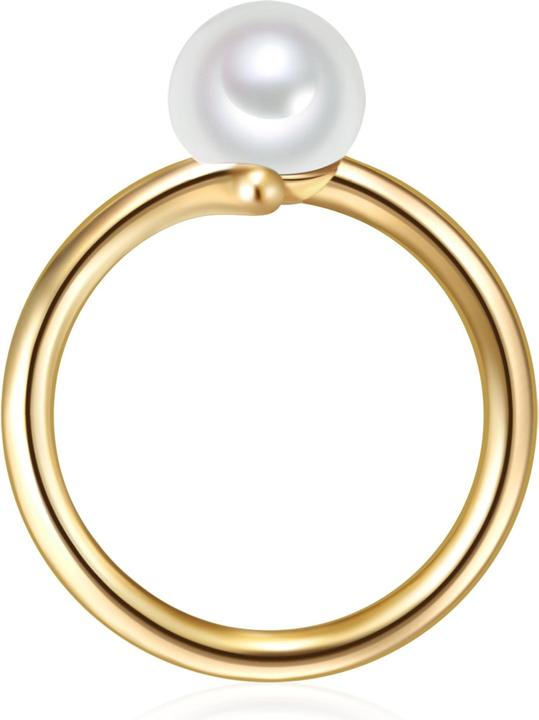Produktbild Valero Pearls Damen Sterling Silber Süsswasser-Zuchtperle gelbgold - 11340 (52, 925 Silber)