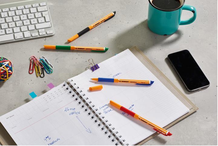 Actual product image STABILO pointVisco rollerball (Yellow, Lilac, 1 x)