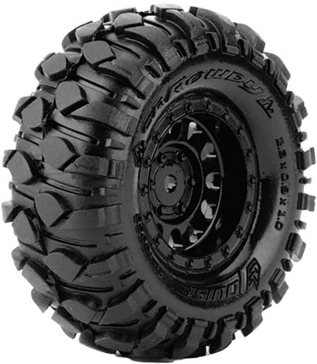 Louise JANTE CR-ROWDY 1.0 SUPERSOFT NOIRE (2) 7MM ENTRAÎNEUR, MINI-CRAWLER 1/18, 1/24