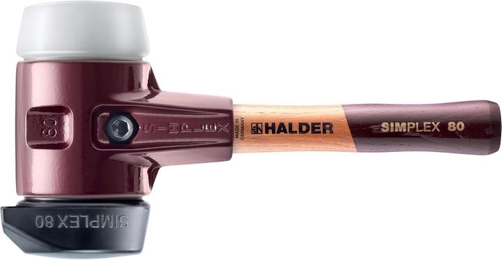Produktbild Halder SIMPLEX-Schonhammer Tempergussgehäuse/Holzstiel (2720 g)
