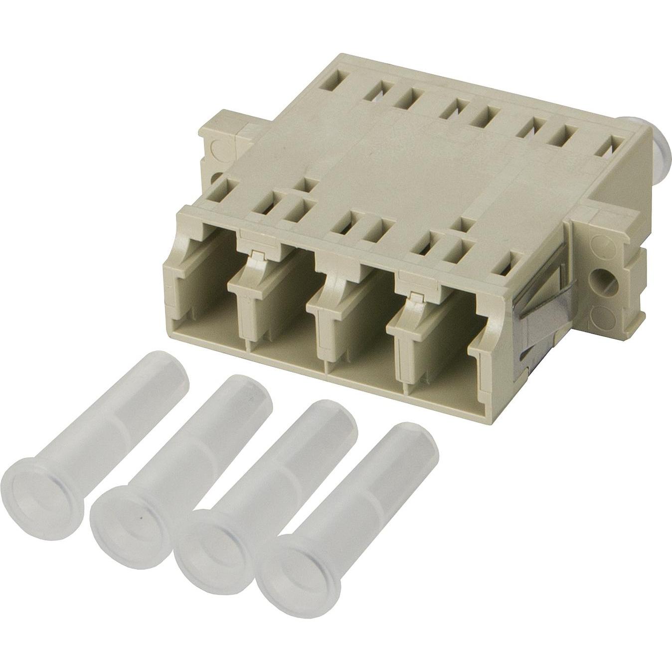 Metz Connect OpDAT LC-Q Kupplung OM2 (beige) 1509007C-I, Netzwerk Zubehör