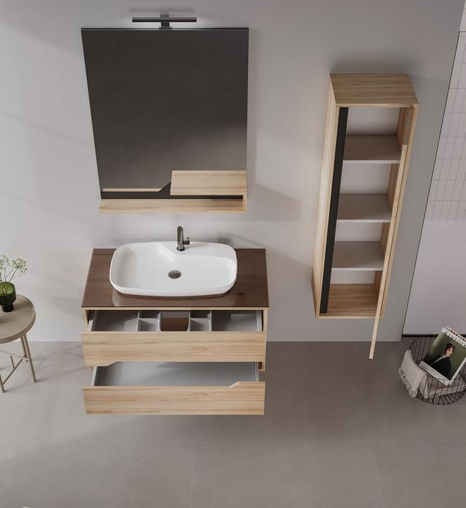 Produktbild Homitis Galia 100 v2 Bathroom Cabinet With Sink
