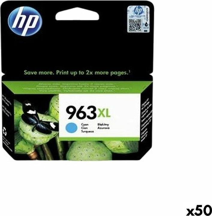 Image du produit HP Original Tintenpatrone 9010,9012,9014,9015,9016,9019,9020,9022,9025 - Nº 963XL Türkis (50 Stück)
