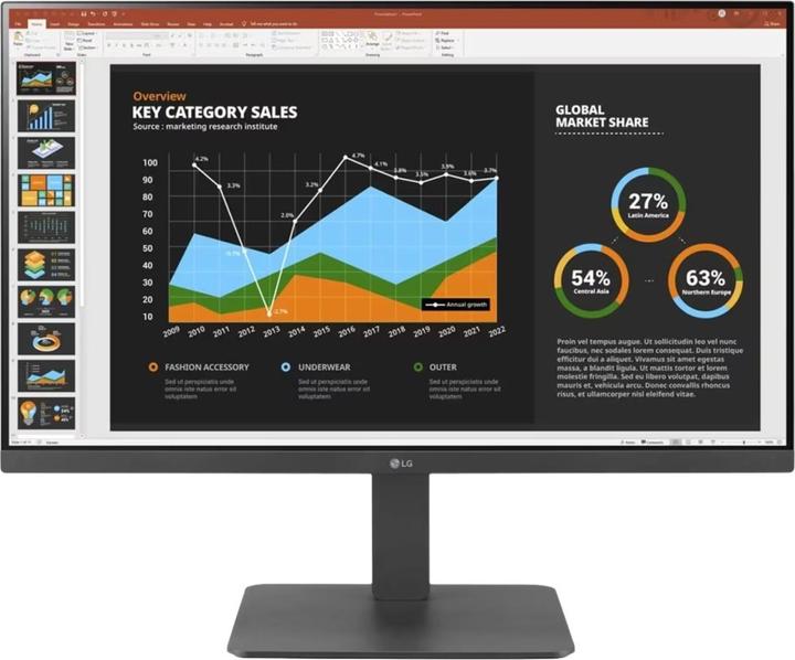 Actual product image LG 27BR650B-C (1920 x 1080 pixels, 27")