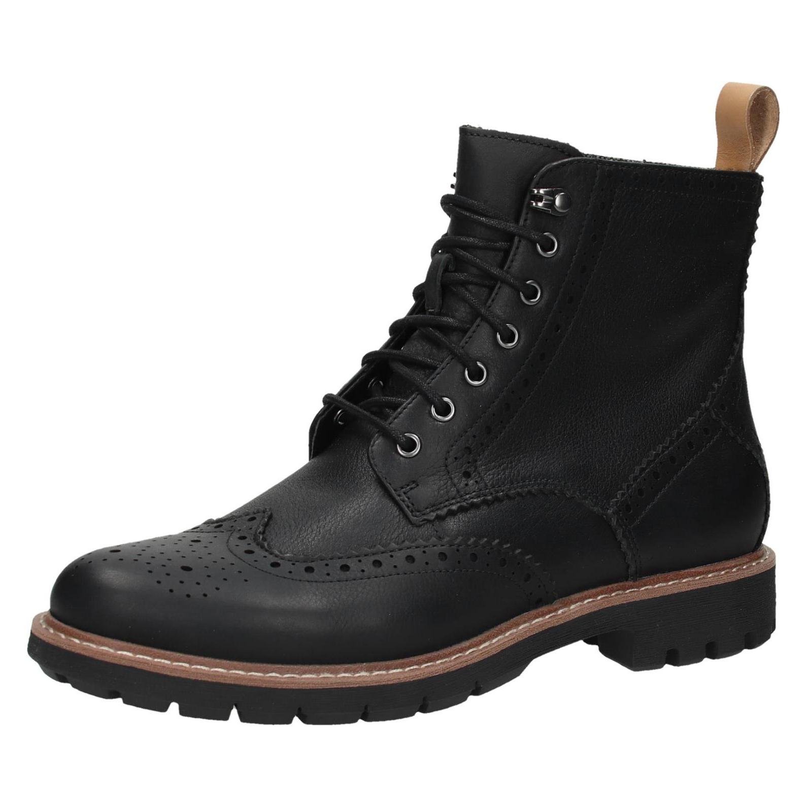 Clarks, Herren, Boots + Stiefel, Stiefelette, Schwarz, (42)