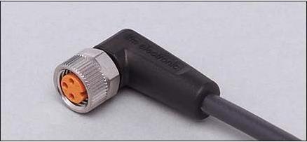 Actual product image IFM ADOAF032MSS0002H03 Angled cable socket M8 3-pole DC PNP