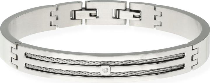 Immagine prodotto Carat Men's Classic Diamond (0.90 cm, Acciaio inossidabile)