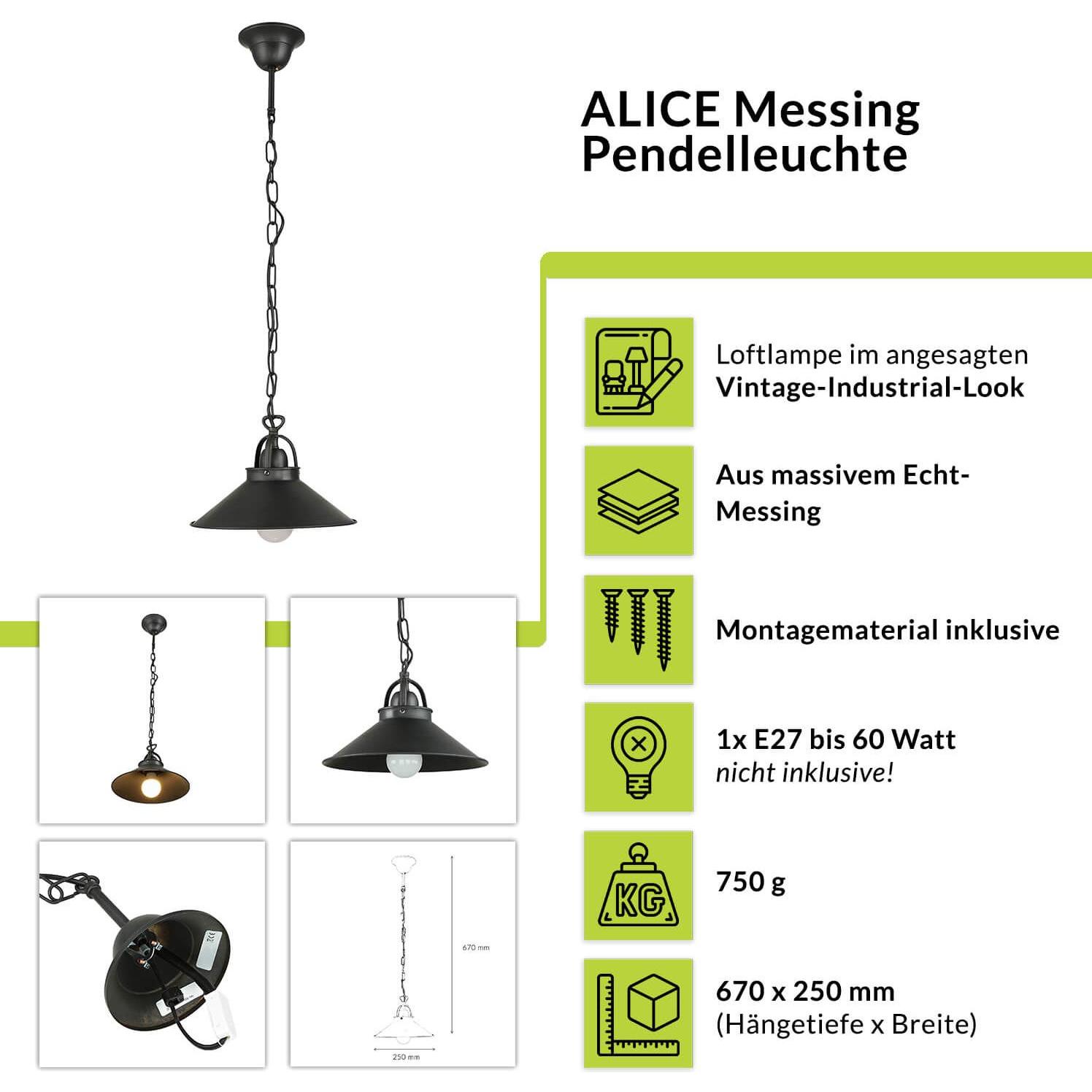 Thumbnail - Licht-Erlebnisse, Pendelleuchte, Alice (E27)