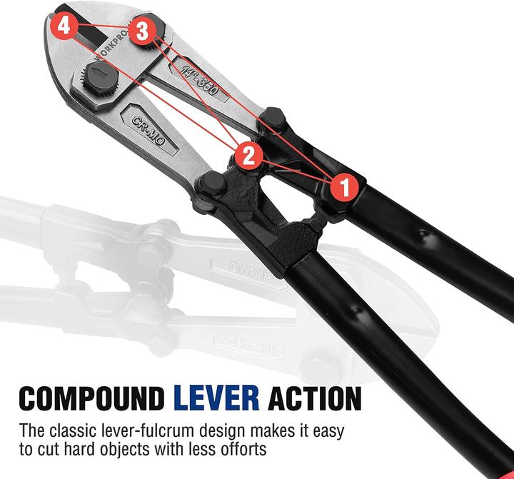 Actual product image Workpro W017004A Bolt cutters (360 mm)