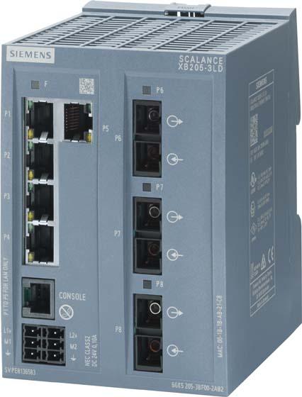 Immagine prodotto Siemens SIEM 6GK5205-3BF00-2TB2 SCALANCE XB205-3 IE switch 5X 10/100 Mbit/s (8 porte)