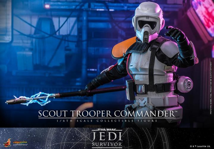 Actual product image Hot Toys Star Wars: Jedi Survivor figurine Videogame Masterpiece 1/6 Scout Trooper Commander
