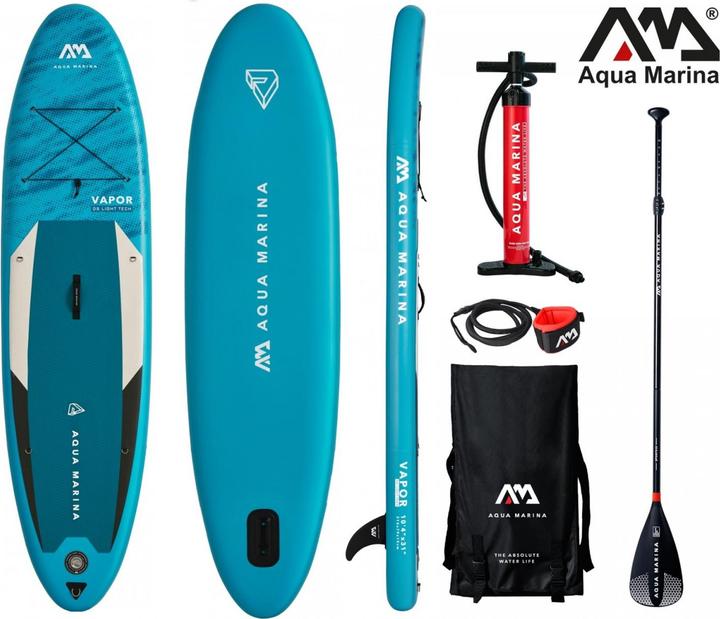 Aqua Marina Allround SUP board 315x79 cm met rugzak met rits Dubbele actiepomp LIQUID AIR (10'4")