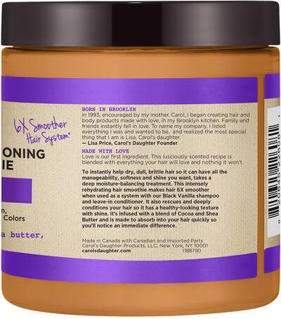 Actual product image Carol's Daughter Black Vanilla Moisture & Shine Hair Smoothie for Dry, Dull Hair