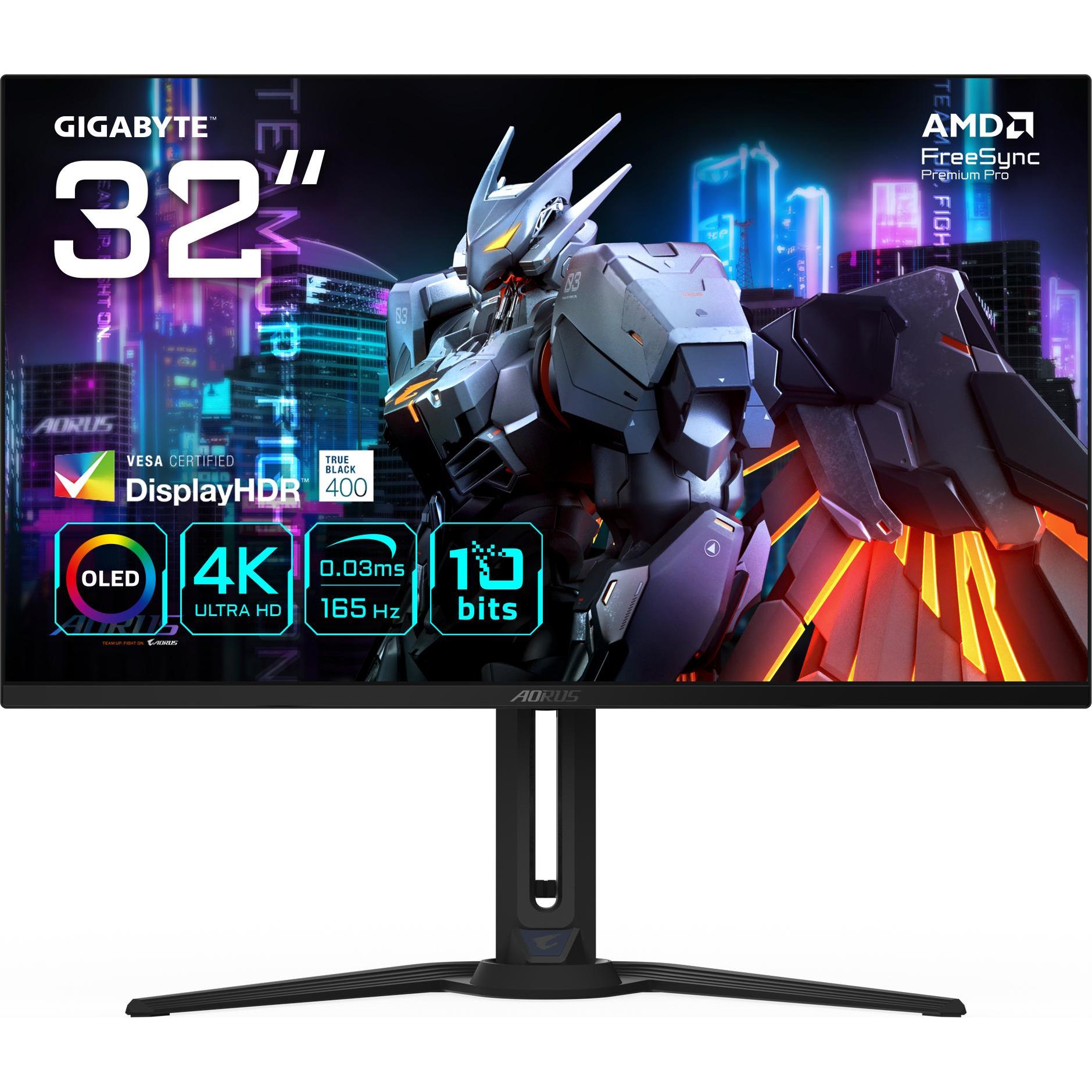 Gigabyte AORUS FO32U (3840 x 2160 Pixel, 31.50"), Monitor, Schwarz