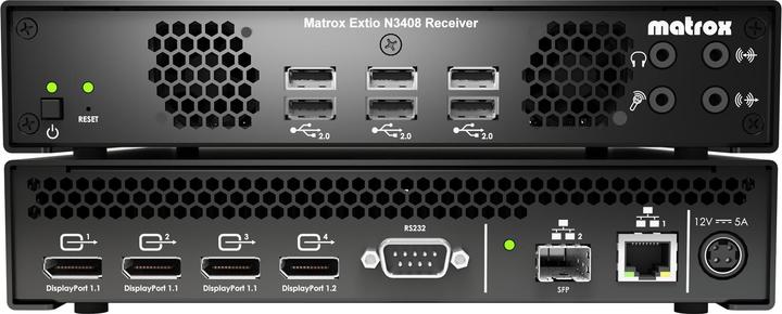 Matrox Extio N3408 IP KVM receiver appliance