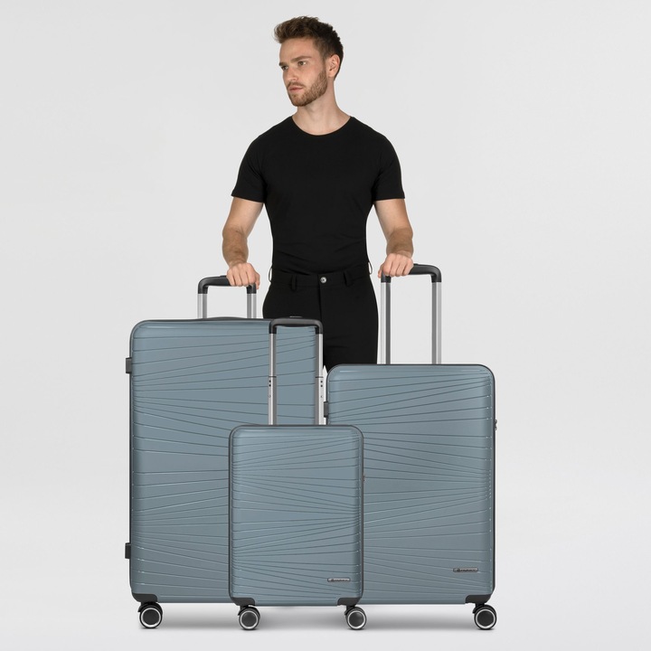 Produktbild Franky Dallas 3.0 4 Rollen Kofferset 3-teilig (188 l, XL (ab 115l))