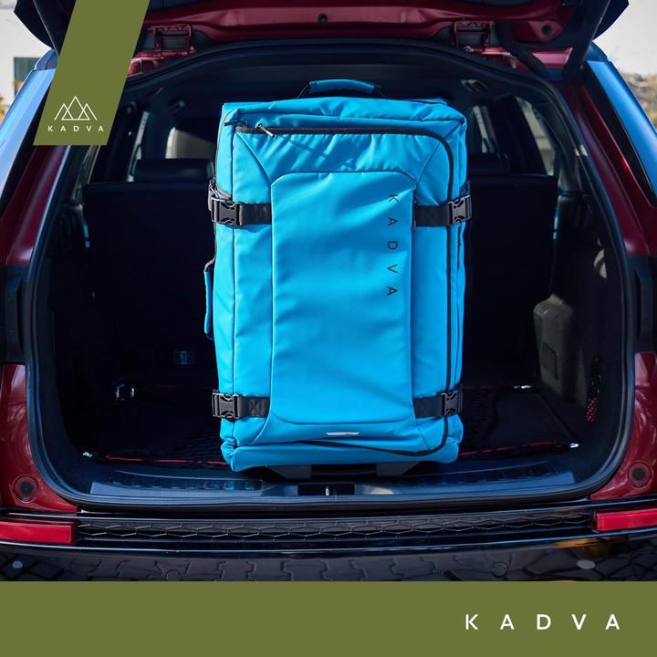 Actual product image Kadva Carry-On Suitcase with Wheels, Telescopic Frame, Two Compartments for Efficient Packing (102 l)