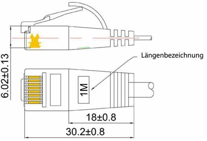 Produktbild Lightwin Netzwerkkabel (UTP, CAT6, 20 m)