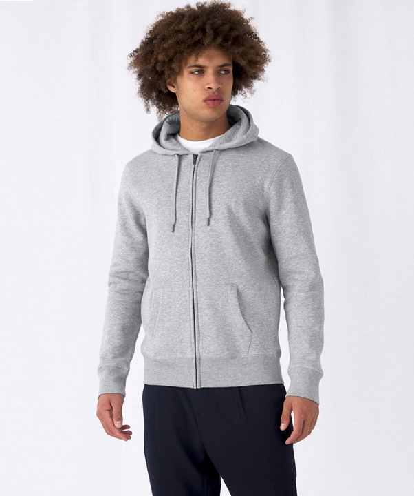 Produktbild B&C Kapuzenpullover Durchgehender Reissverschluss (3XL)