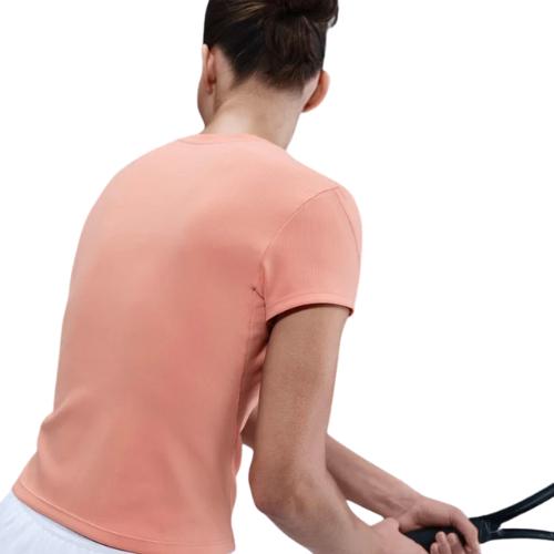 Image du produit Nike Court Advantage Dri-Fit Short-Sleeve Tennis Top Apricot Agate Woman (XS)