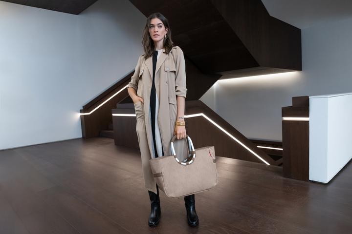 Produktbild reisenthel loopshopper L herringbone mokka