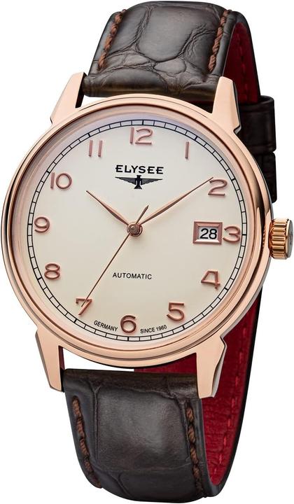 Elysee Vintage Master Automatique avec Date, Cadran Rosé