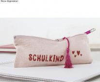 Produktbild Rayher Turnbeutel mit Kordelzug + Stiftetasche, rosé, 2